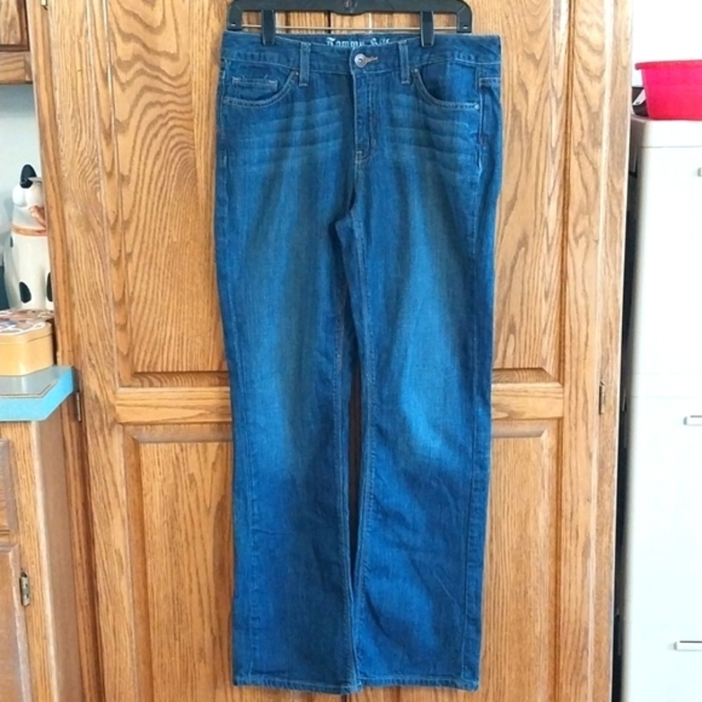 Tommy Hilfiger Vintage Women's Boyfriend Boot‎ Cut Denim Jean Sz 6R Medium Blue